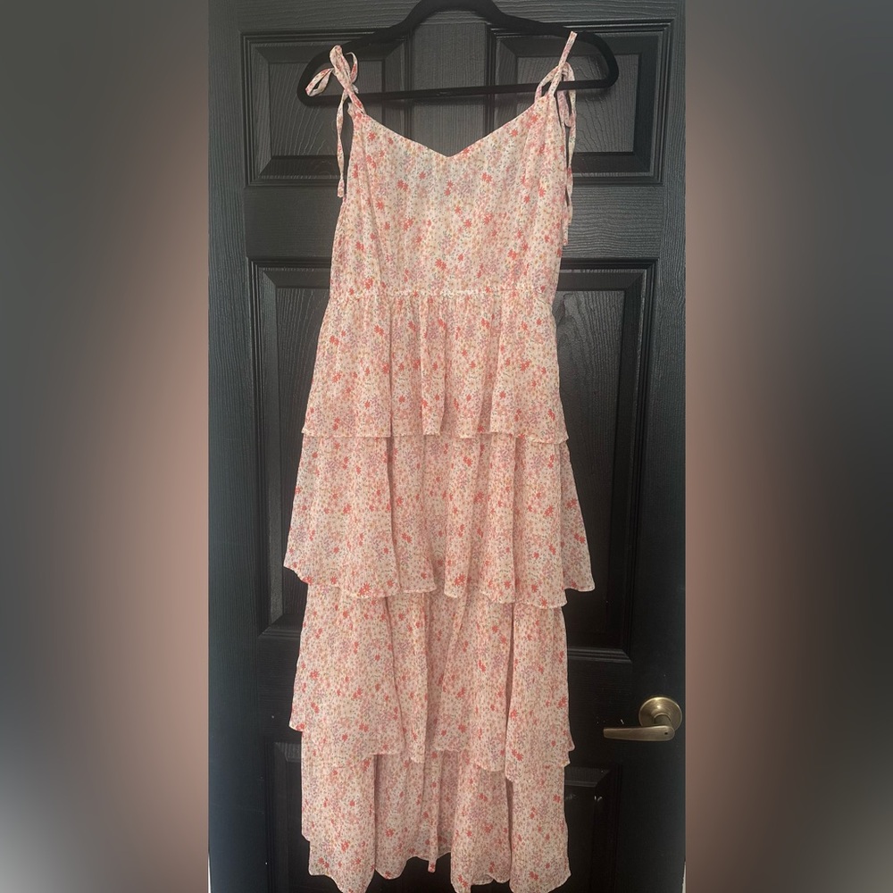 Carly Jean Los Angeles Floral Smocked Dress
